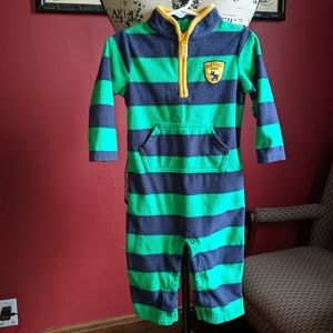 🦠3 for $8🦠 Carter's fleece reindeer onesie